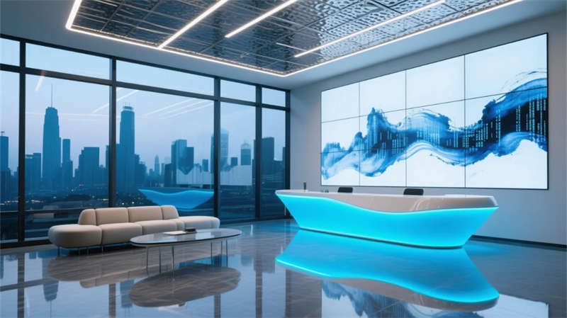 宿州6000平未來科技風(fēng)辦公室裝修設(shè)計效果圖