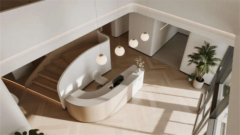 宿州現(xiàn)代辦公空間裝修設(shè)計效果圖