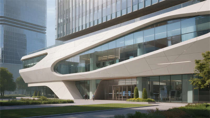 蚌埠6000平辦公樓現(xiàn)代簡約風(fēng)格裝修設(shè)計效果圖