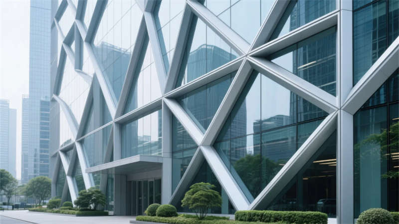 創(chuàng)新幾何美學(xué)，合肥3000平現(xiàn)代簡約辦公空間設(shè)計裝修效果圖